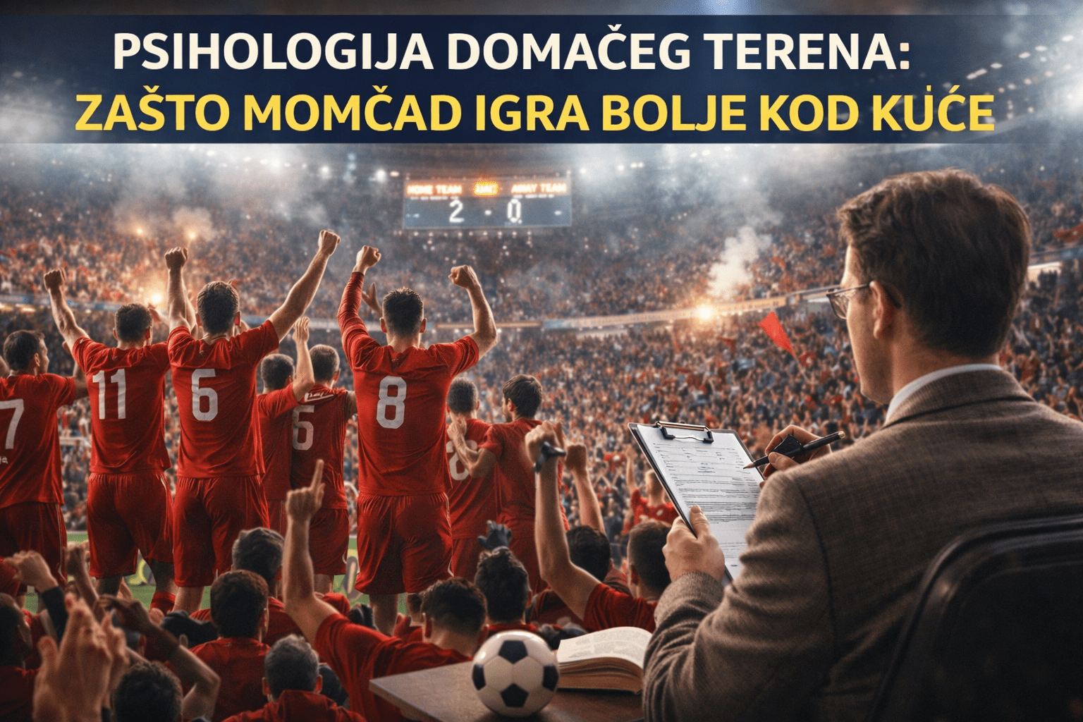Psihologija domaćeg terena: zašto momčad igra bolje kod kuće